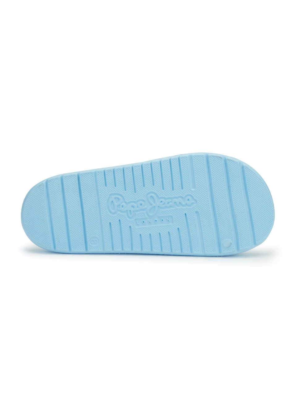 Men Sky Blue Classic Logo Lightweight Slides, , large image number 6
