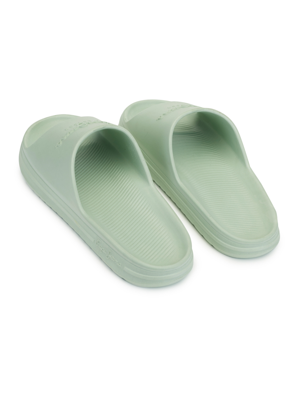 Men Pistachio Green Classic Logo Lightweight Slides, , large image number 3