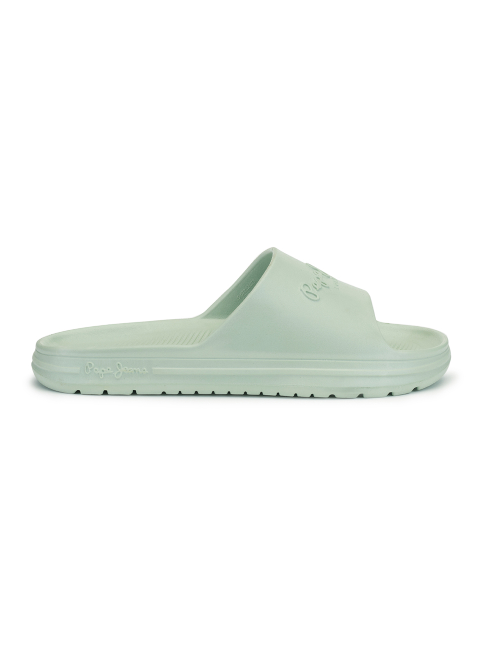 Men Pistachio Green Classic Logo Lightweight Slides, , large image number 5