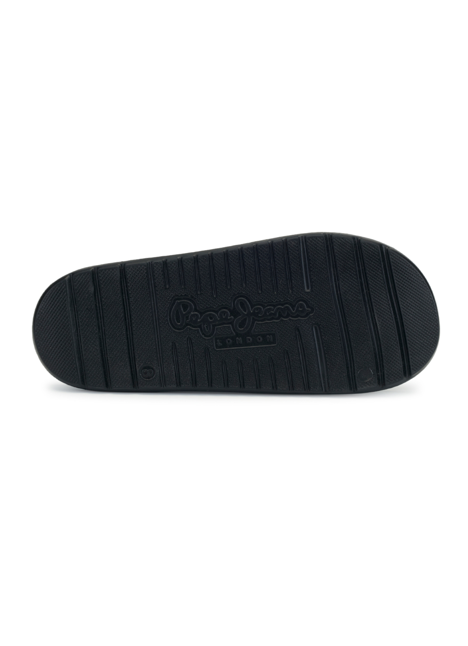 Men Black Classic Logo Lightweight Slides, , large image number 6