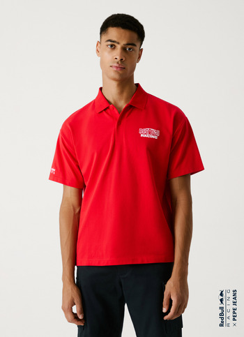 Red Bull Racing X Pepe Jeans Moto Oversized Polo