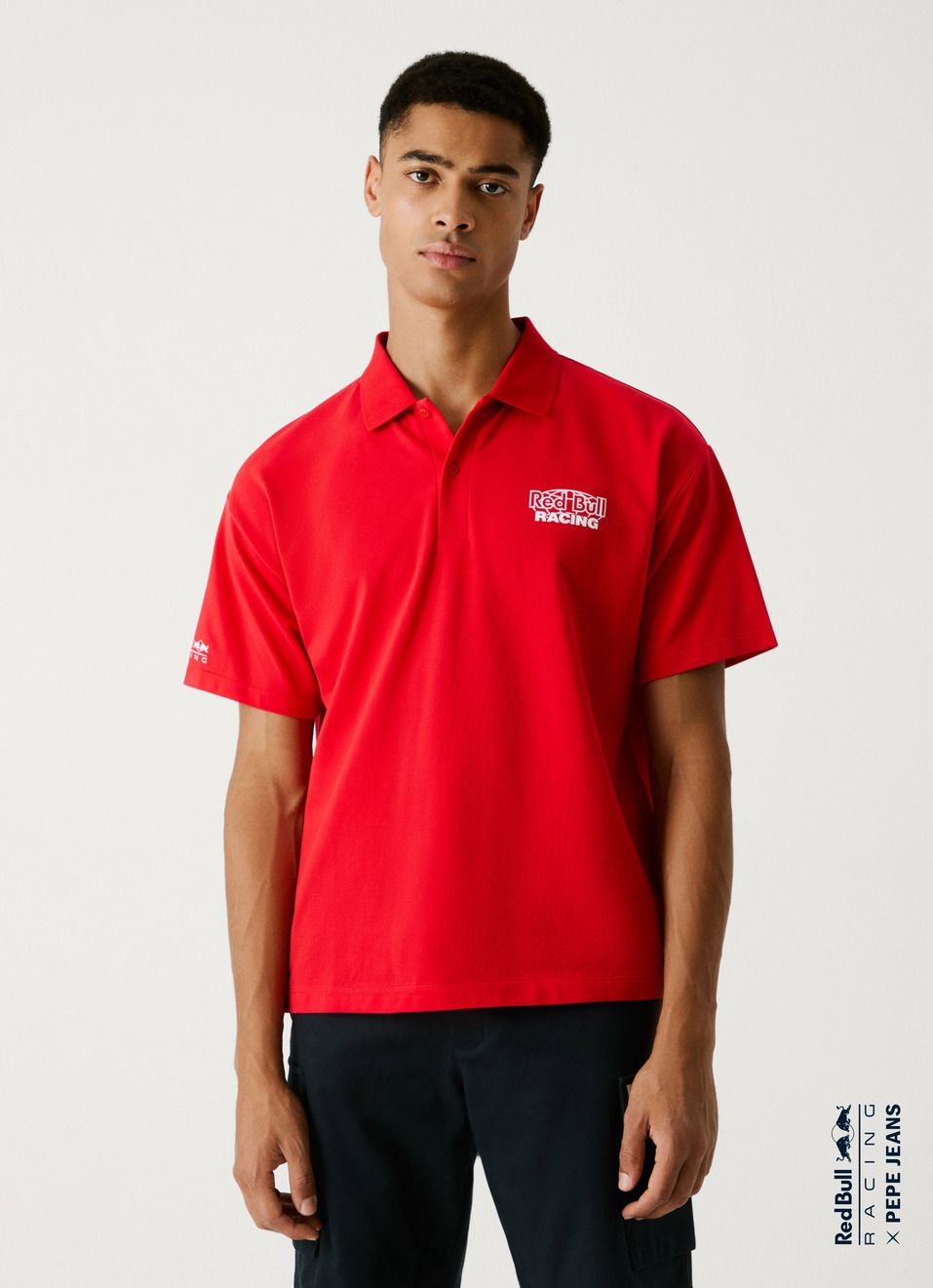 Red Bull Racing X Pepe Jeans Moto Oversized Polo, , large image number 0