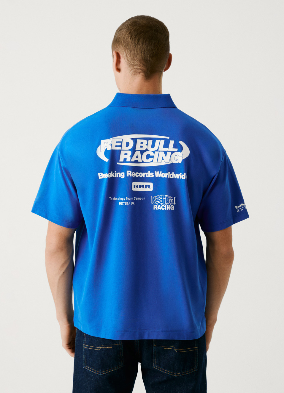 Red Bull Racing X Pepe Jeans Moto Oversized Polo, , large image number 1
