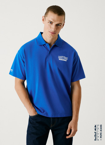 Red Bull Racing X Pepe Jeans Moto Oversized Polo