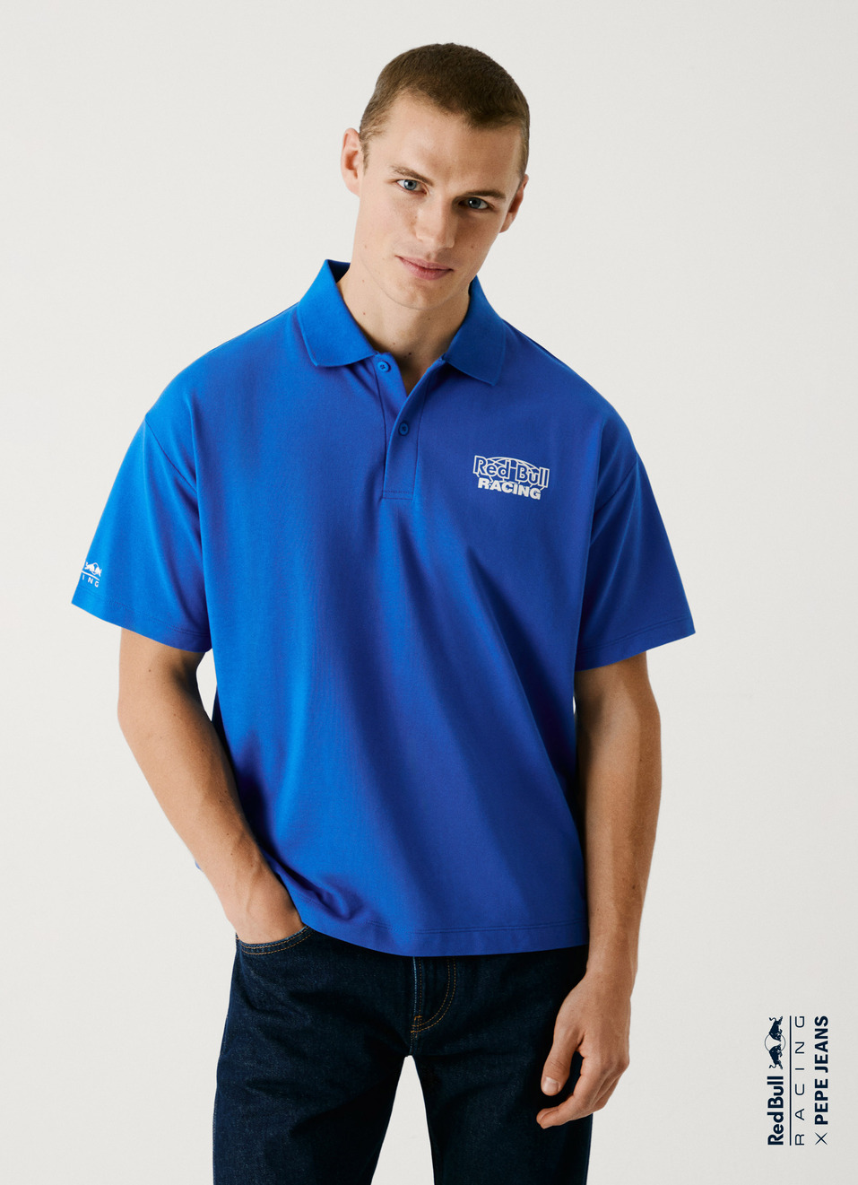 Red Bull Racing X Pepe Jeans Moto Oversized Polo, , large image number 0