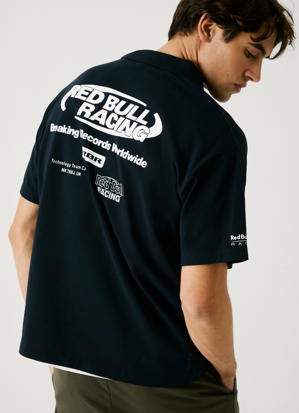 Red Bull Racing X Pepe Jeans Moto Oversized Polo, , large image number 2
