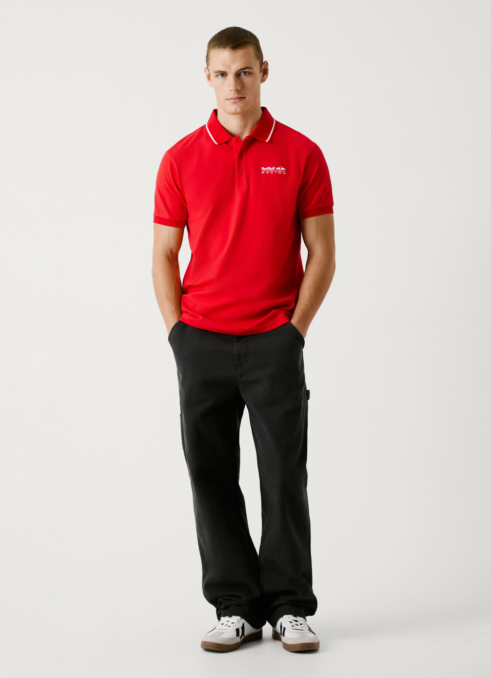 Red Bull Racing X Pepe Jeans Tipped Logo Polo, , large image number 2