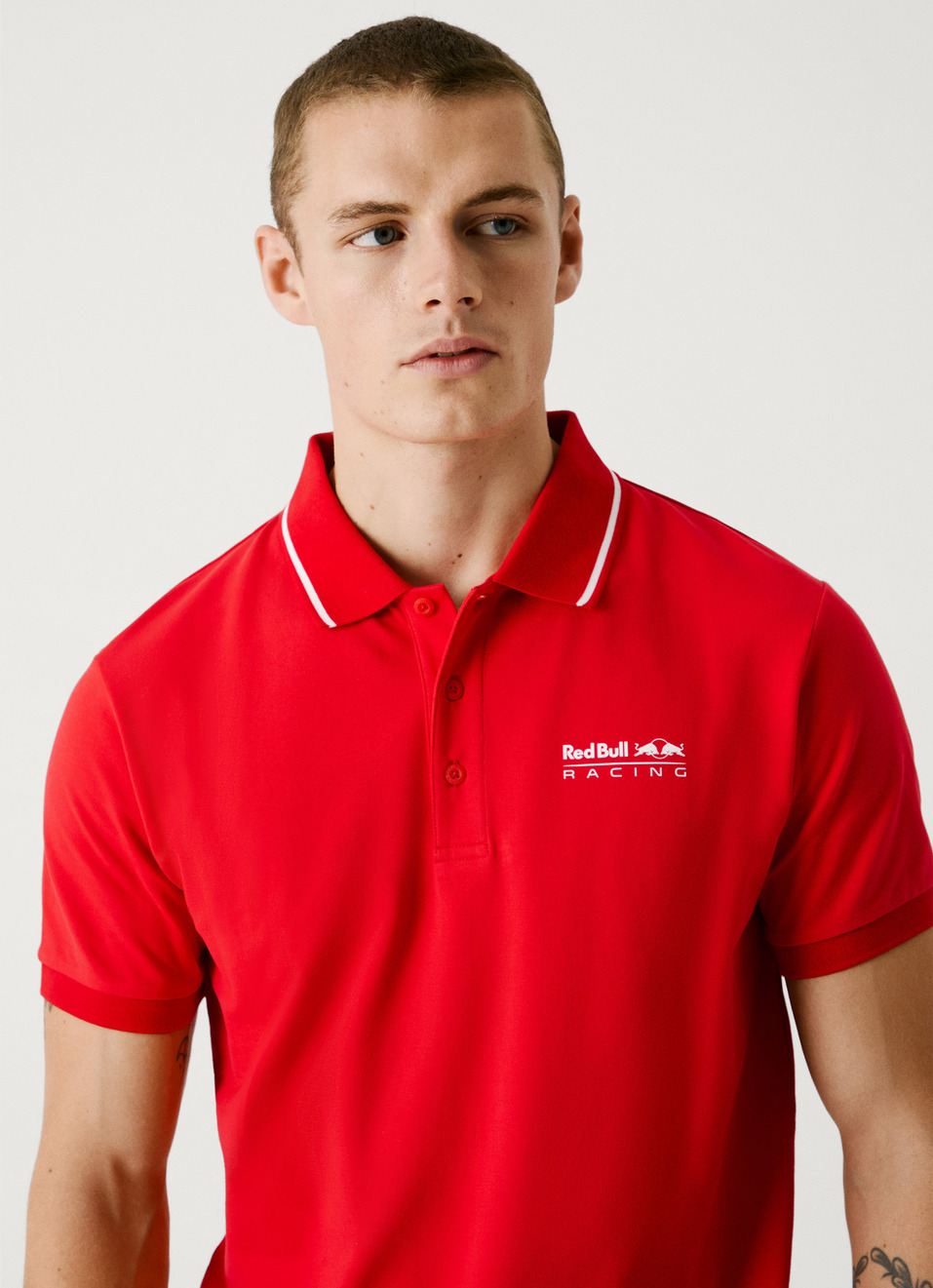 Red Bull Racing X Pepe Jeans Tipped Logo Polo, , large image number 3