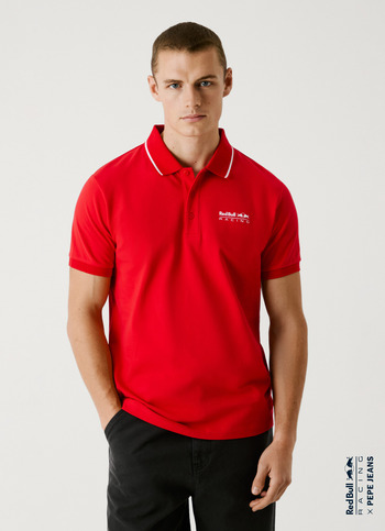 Red Bull Racing X Pepe Jeans Tipped Logo Polo