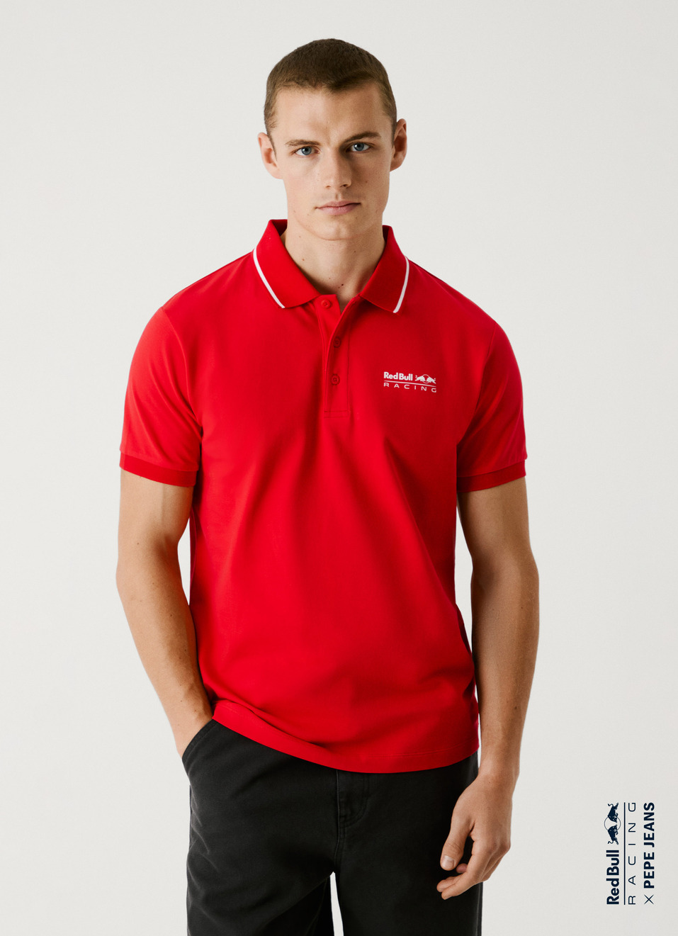Red Bull Racing X Pepe Jeans Tipped Logo Polo, , large image number 0