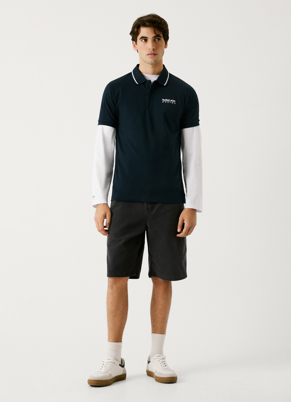 Red Bull Racing X Pepe Jeans Tipped Logo Polo, , large image number 2