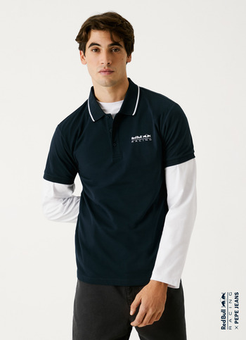 Red Bull Racing X Pepe Jeans Tipped Logo Polo