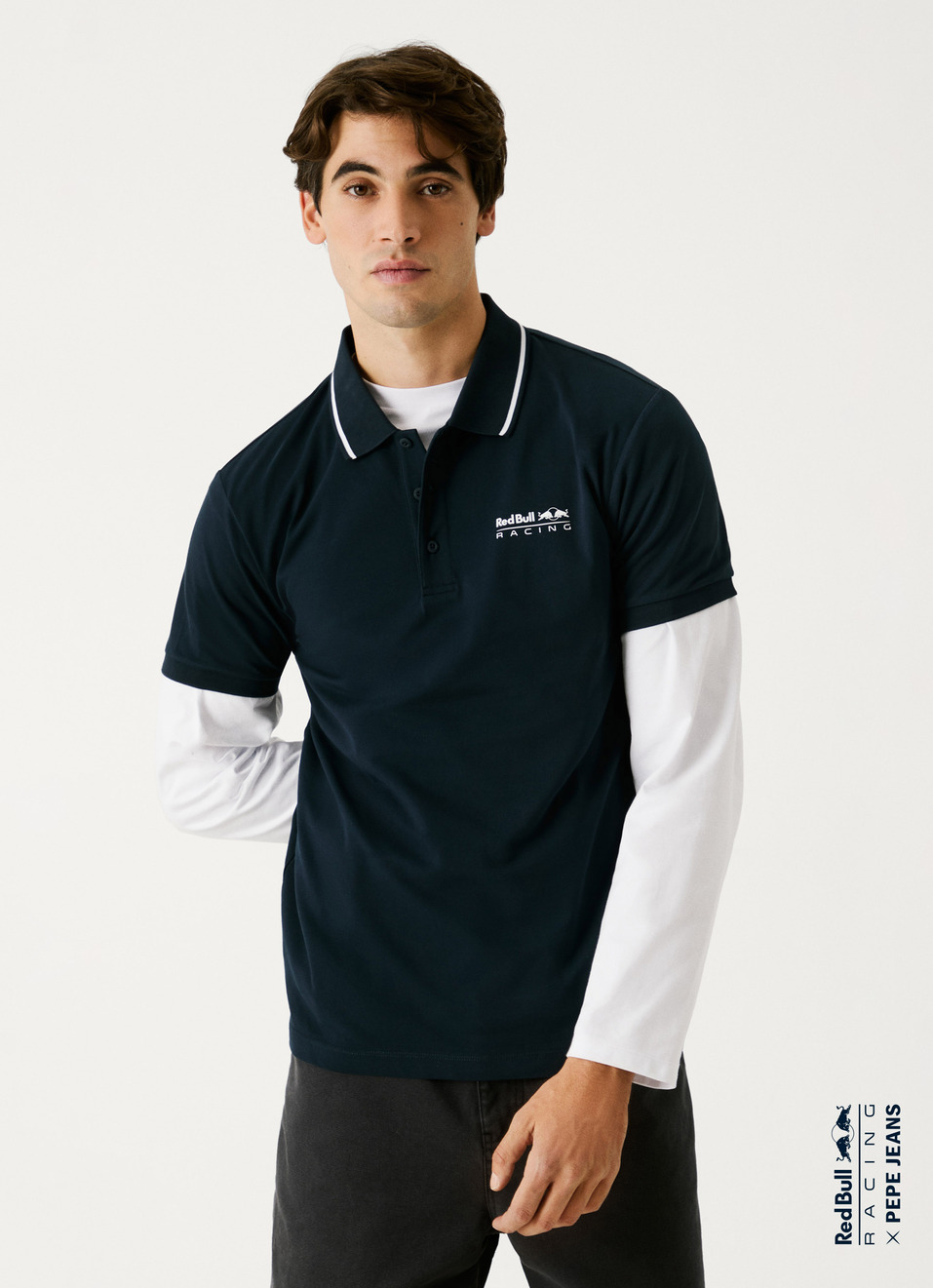 Red Bull Racing X Pepe Jeans Tipped Logo Polo, , large image number 0