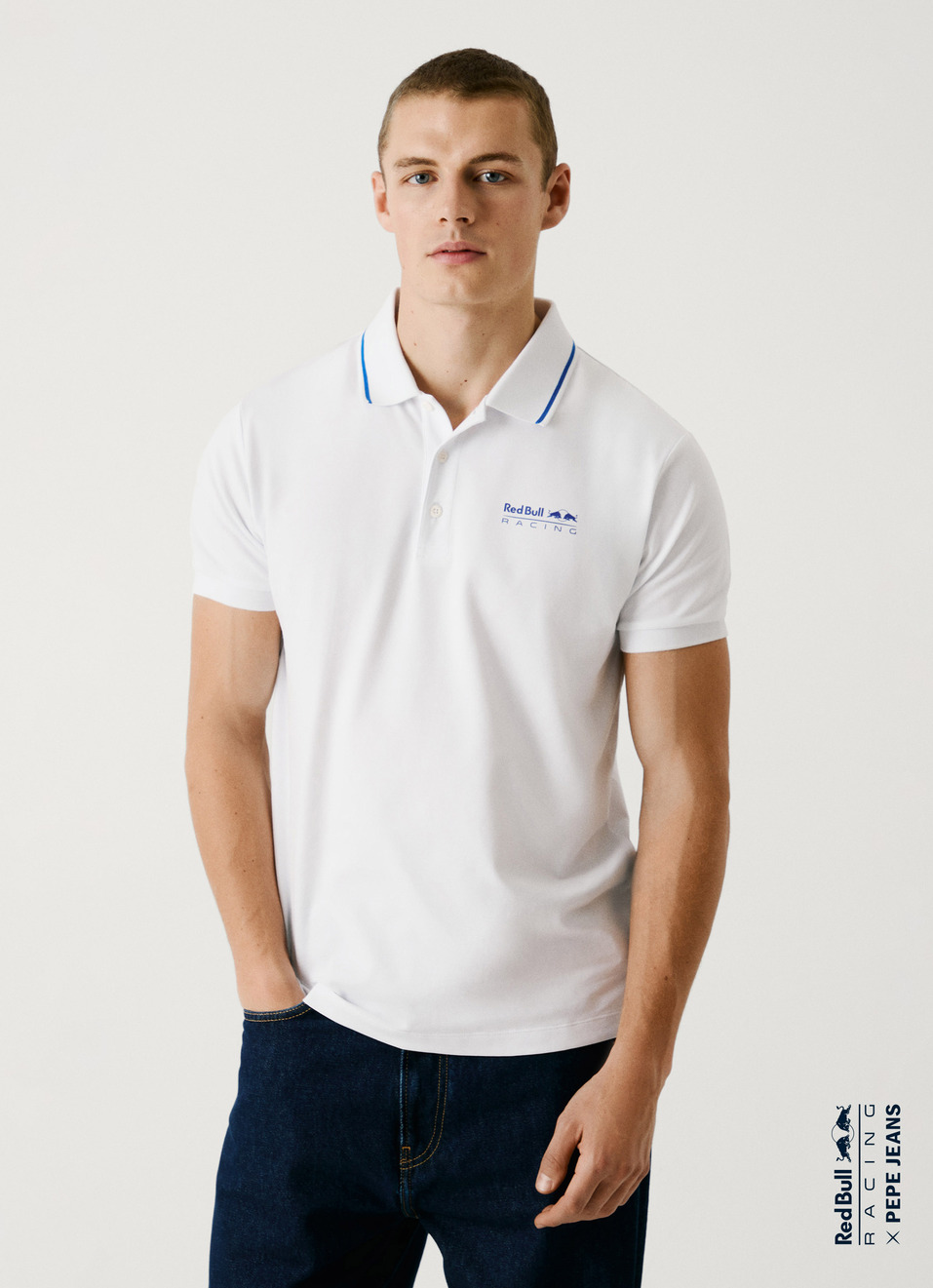 Red Bull Racing X Pepe Jeans Tipped Logo Polo, , large image number 0