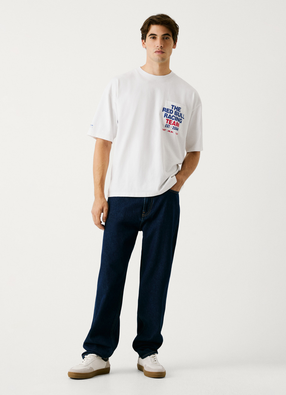 Red Bull Racing X Pepe Jeans Pocket Print Oversized Tee, , large image number 2