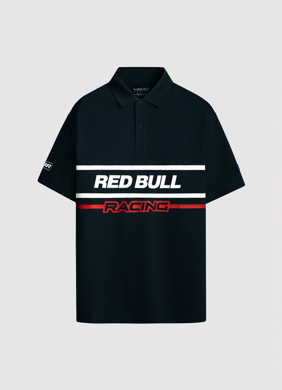 Red Bull Racing X Pepe Jeans Moto Panel Logo Oversized Polo, , large image number 3