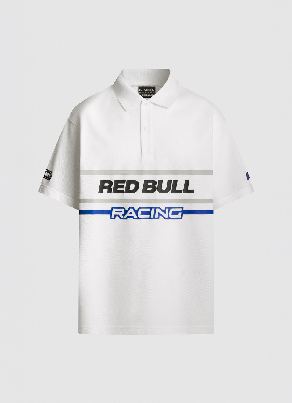 Red Bull Racing X Pepe Jeans Moto Panel Logo Oversized Polo, , large image number 4