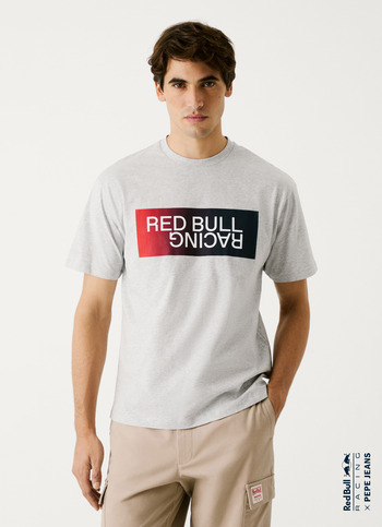 Red Bull Racing X Pepe Jeans Ombre Logo Relaxed Tee