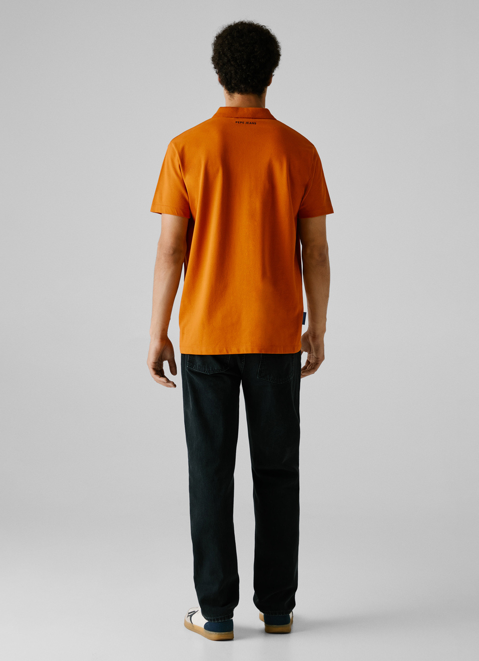 Red Bull Racing X Pepe Jeans Orange Half Zip Pique Polo, , large image number 3