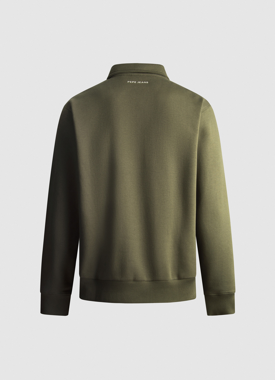 Red Bull Racing X Pepe Jeans Green Comfort Fit Half Zip Sweatshirt, , large image number 6