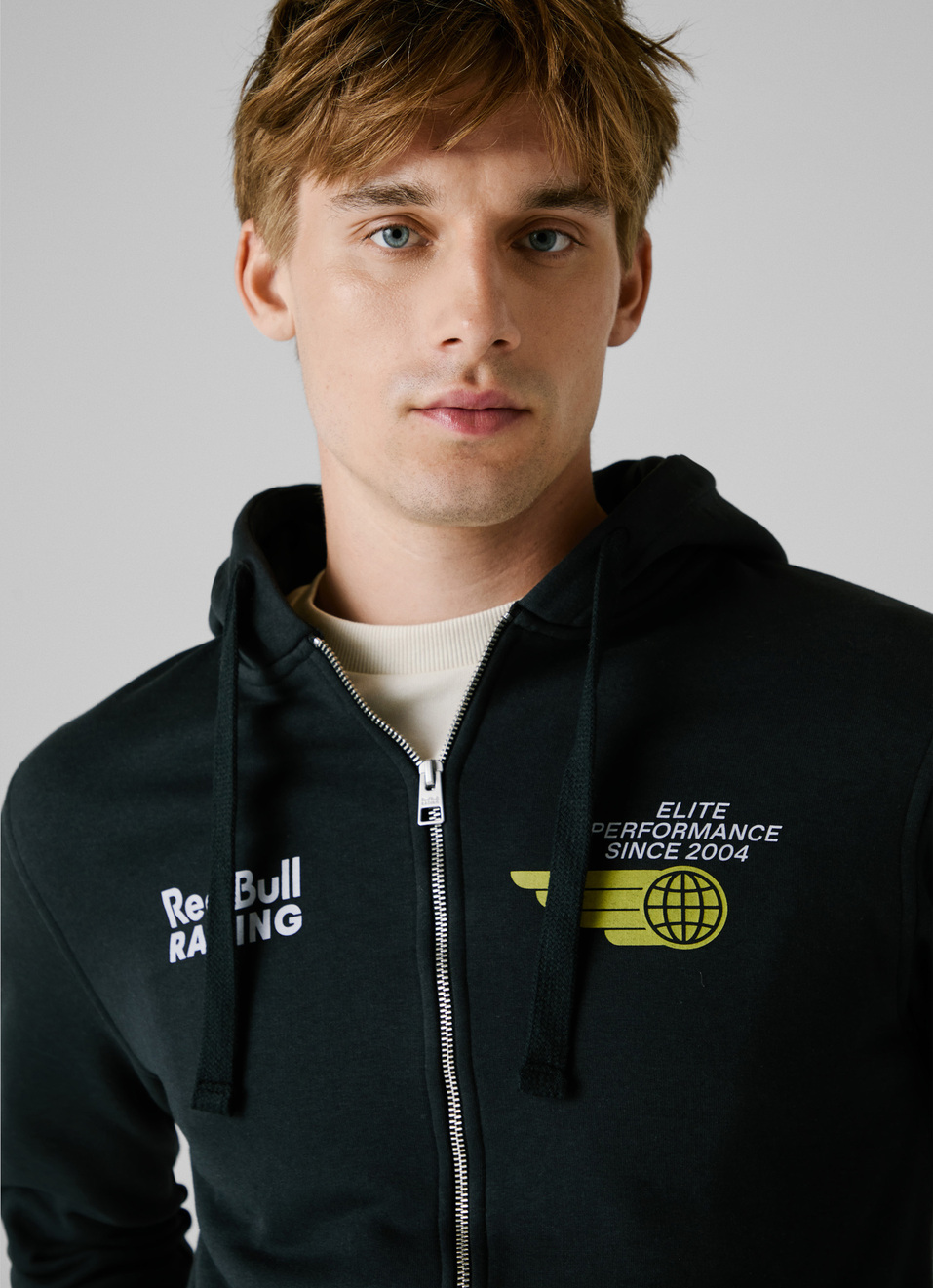 Red Bull Racing X Pepe Jeans Black Comfort Fit Hoodie, , large image number 4