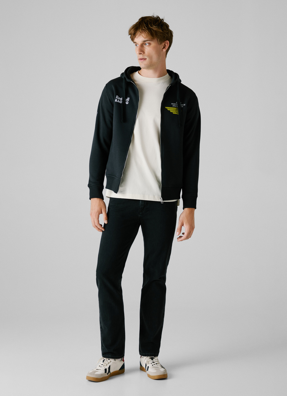 Red Bull Racing X Pepe Jeans Black Comfort Fit Hoodie, , large image number 7