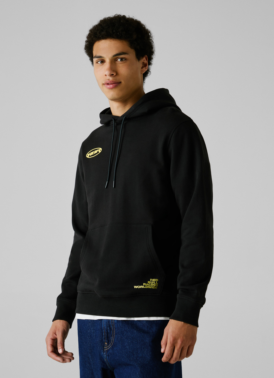 Red Bull Racing X Pepe Jeans Black Comfort Fit Hoodie, , large image number 2