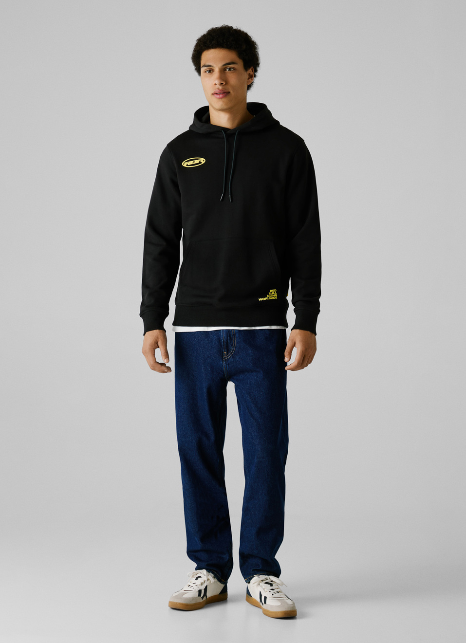 Red Bull Racing X Pepe Jeans Black Comfort Fit Hoodie, , large image number 7