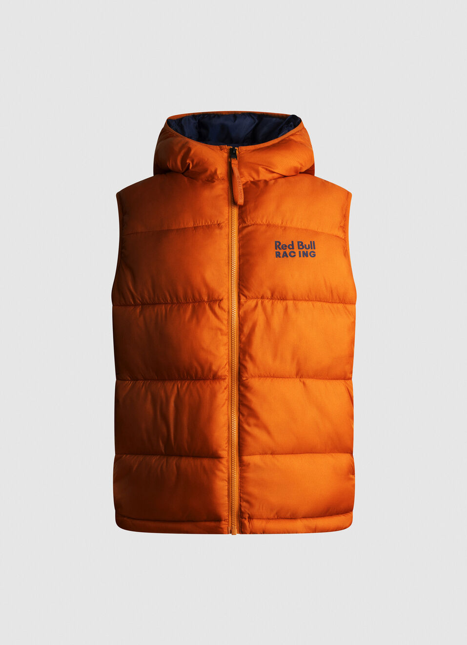 Red Bull Racing X Pepe Jeans Orange Printed Logo Hooded Gilet, , large image number 5