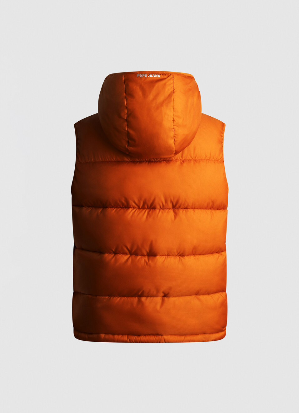 Red Bull Racing X Pepe Jeans Orange Printed Logo Hooded Gilet, , large image number 6