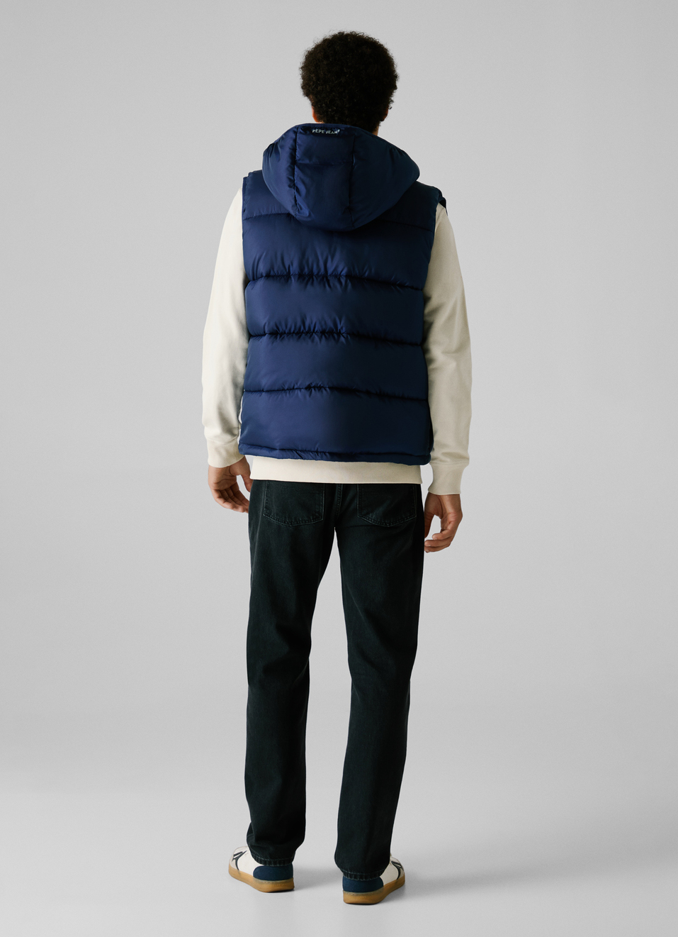 Red Bull Racing X Pepe Jeans Blue Printed Logo Hooded Gilet, , large image number 7