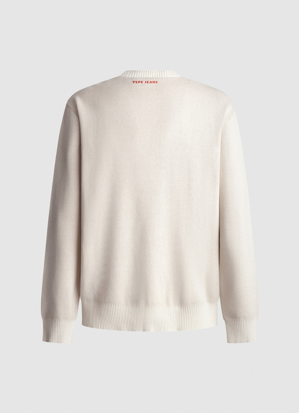 Red Bull Racing X Pepe Jeans Ecru Logo Comfort Fit Sweatshirt, , large image number 6