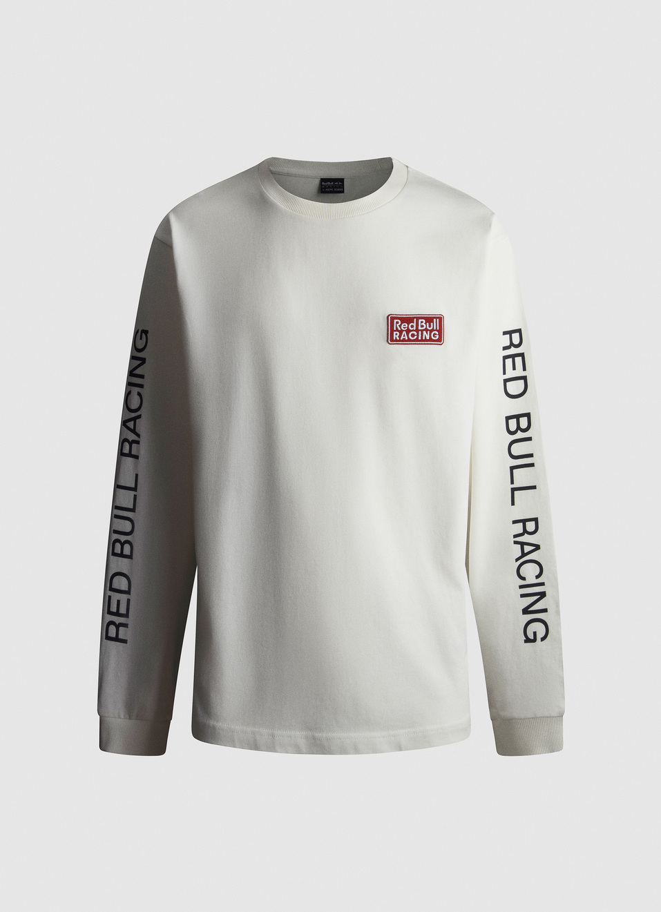 Red Bull Racing X Pepe Jeans Mousse White Full Sleeves Logo T-shirt, , large image number 0