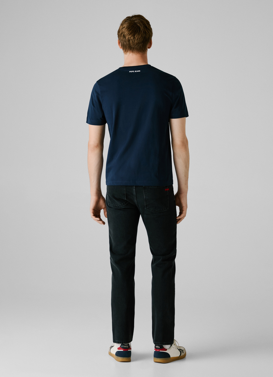 Red Bull Racing X Pepe Jeans Blue Logo Print T-shirt, , large image number 3