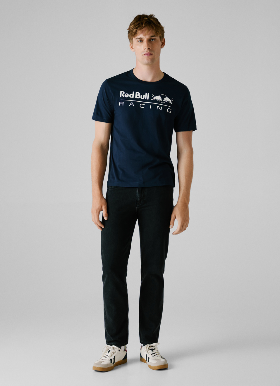 Red Bull Racing X Pepe Jeans Blue Logo Print T-shirt, , large image number 7