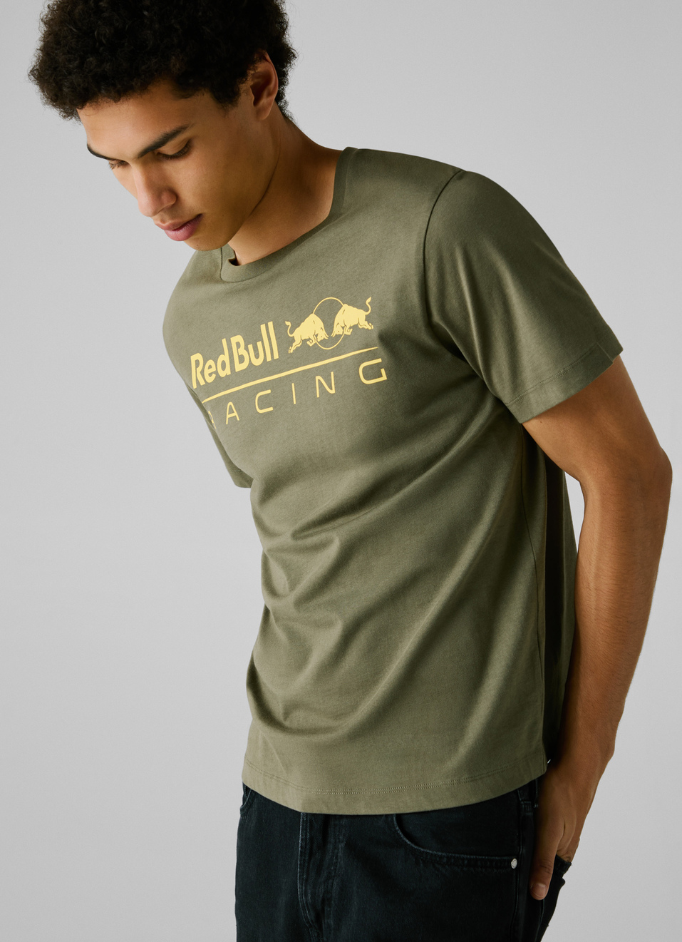 Red Bull Racing X Pepe Jeans Green Logo Print T-shirt, , large image number 2