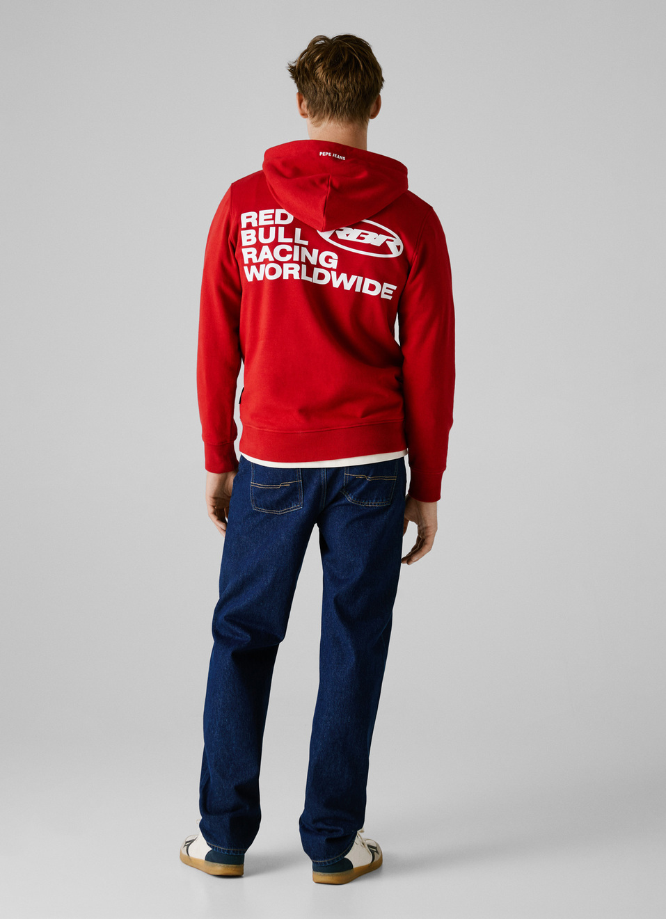 Red Bull Racing X Pepe Jeans Red Comfort Fit Hoodie, , large image number 3