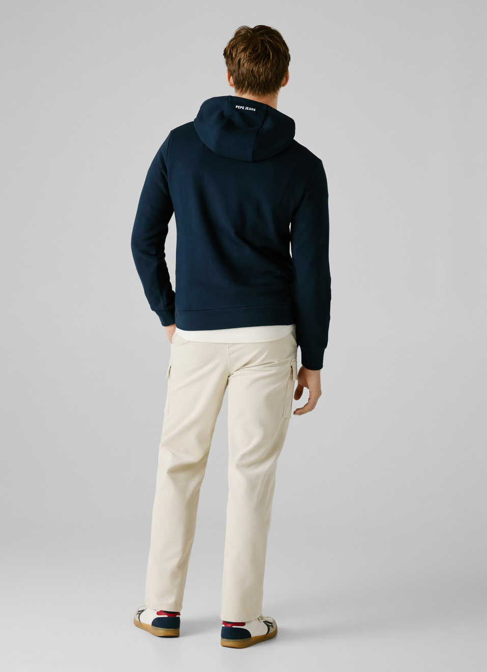 Red Bull Racing X Pepe Jeans Blue Regular Fit Hoodie, , large image number 3