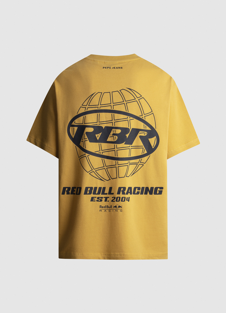Red Bull Racing X Pepe Jeans Honey Orange Relaxed Fit Back Print T-shirt, , large image number 1