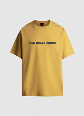 Red Bull Racing X Pepe Jeans Honey Orange Relaxed Fit Back Print T-shirt