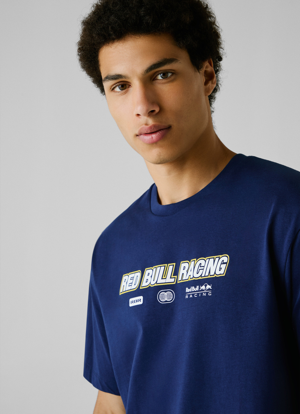 Red Bull Racing X Pepe Jeans Blue Logo Print T-shirt, , large image number 4