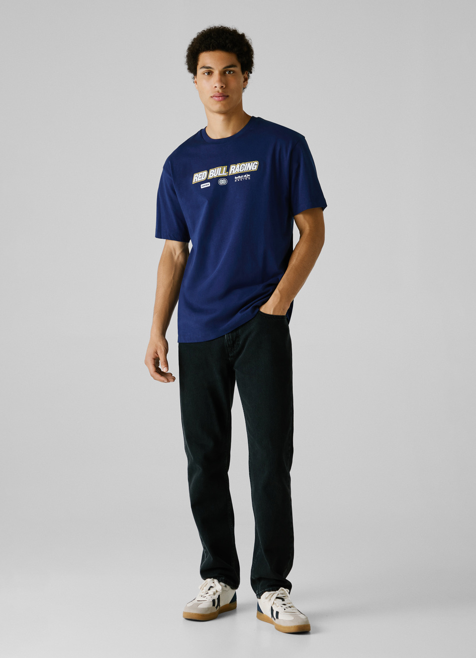 Red Bull Racing X Pepe Jeans Blue Logo Print T-shirt, , large image number 7