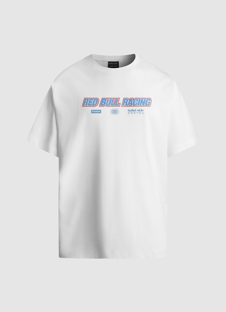 Red Bull Racing X Pepe Jeans White Logo Print T-shirt, , large image number 5
