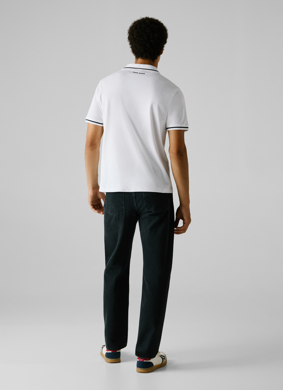 Red Bull Racing X Pepe Jeans White Regular Fit Pique Polo, , large image number 3