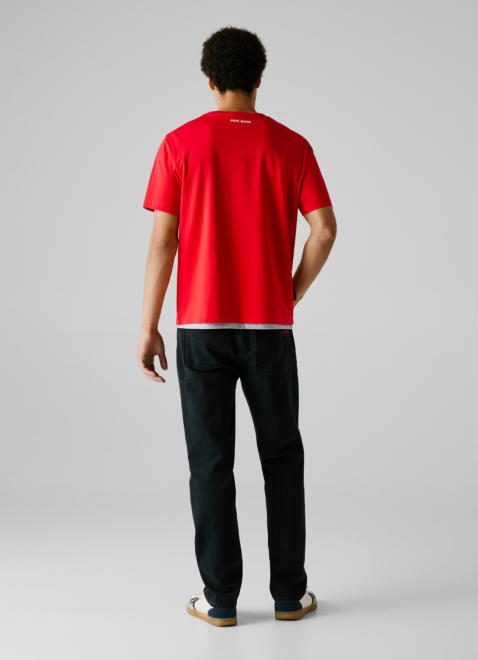 Red Bull Racing X Pepe Jeans Red Regular Fit Logo Print T-shirt, , large image number 3