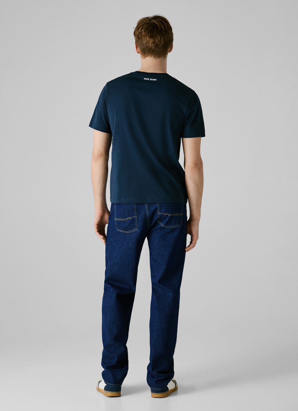 Red Bull Racing X Pepe Jeans Blue Regular Fit Logo Print T-shirt, , large image number 3