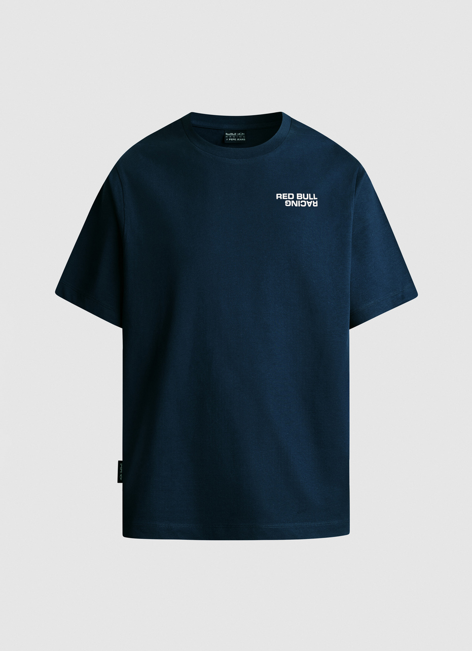 Red Bull Racing X Pepe Jeans Blue Regular Fit Logo Print T-shirt, , large image number 5
