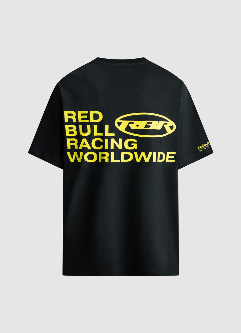 Red Bull Racing X Pepe Jeans Black Relaxed Fit Back Print T-shirt, , large image number 6