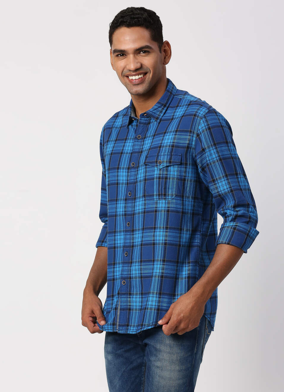 TYBER Checked Shirts, , large image number 2