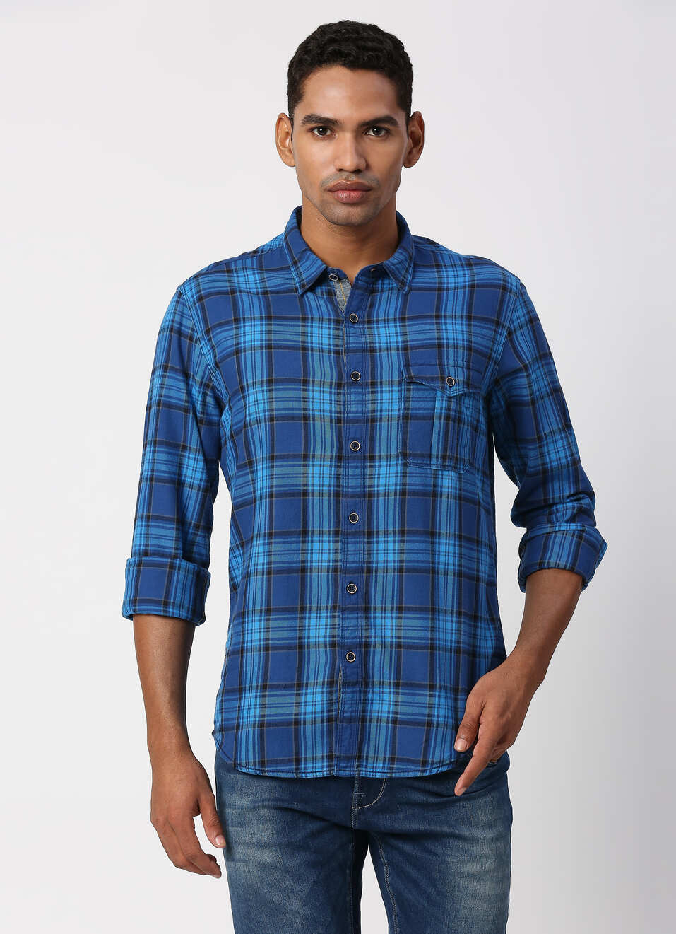 TYBER Checked Shirts, , large image number 0